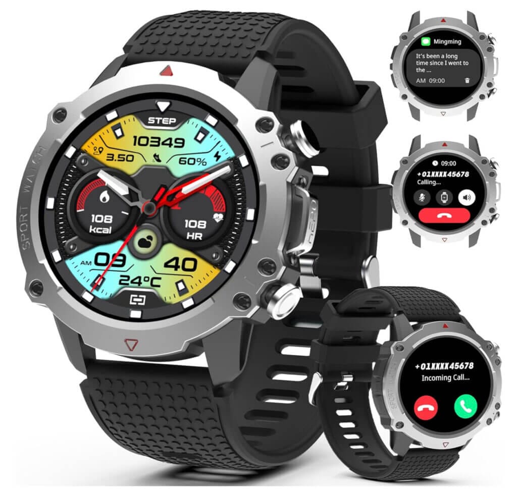 GedFong Smartwatch für Herren – 77% Rabatt