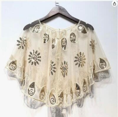 1920er Jahre Retro Schal Umschlagtuecher fuer Abendkleider Stola fuer Hochzeit Party Gatsby Kostuem Accessoires1