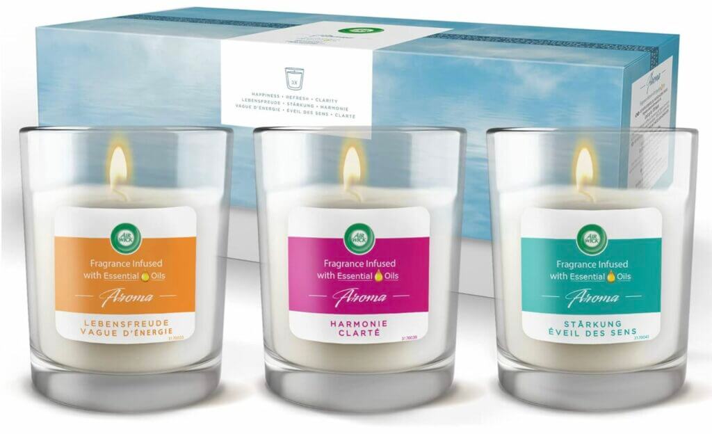 Air Wick Aroma-Duftkerzen Geschenkset – 20% Rabatt