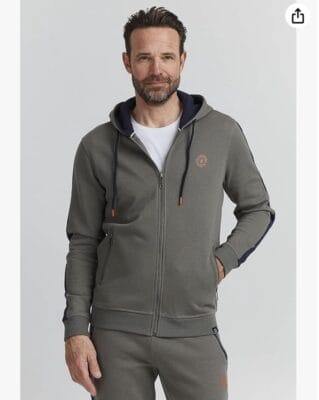 FQ1924 FQFenro Herren Sweatjacke Kapuzenjacke Hoodie mit Kapuze1