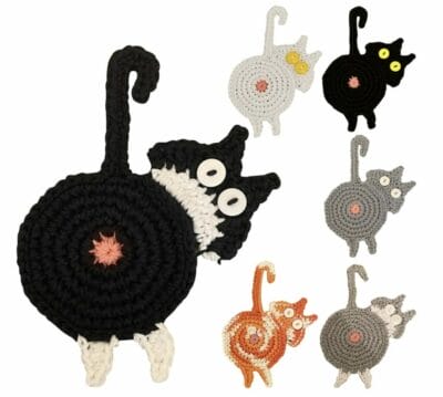 Igemy Katzen Untersetzer: Süße Geschenkidee für Katzenliebhaber. Schütze deinen Tisch mit Stil!