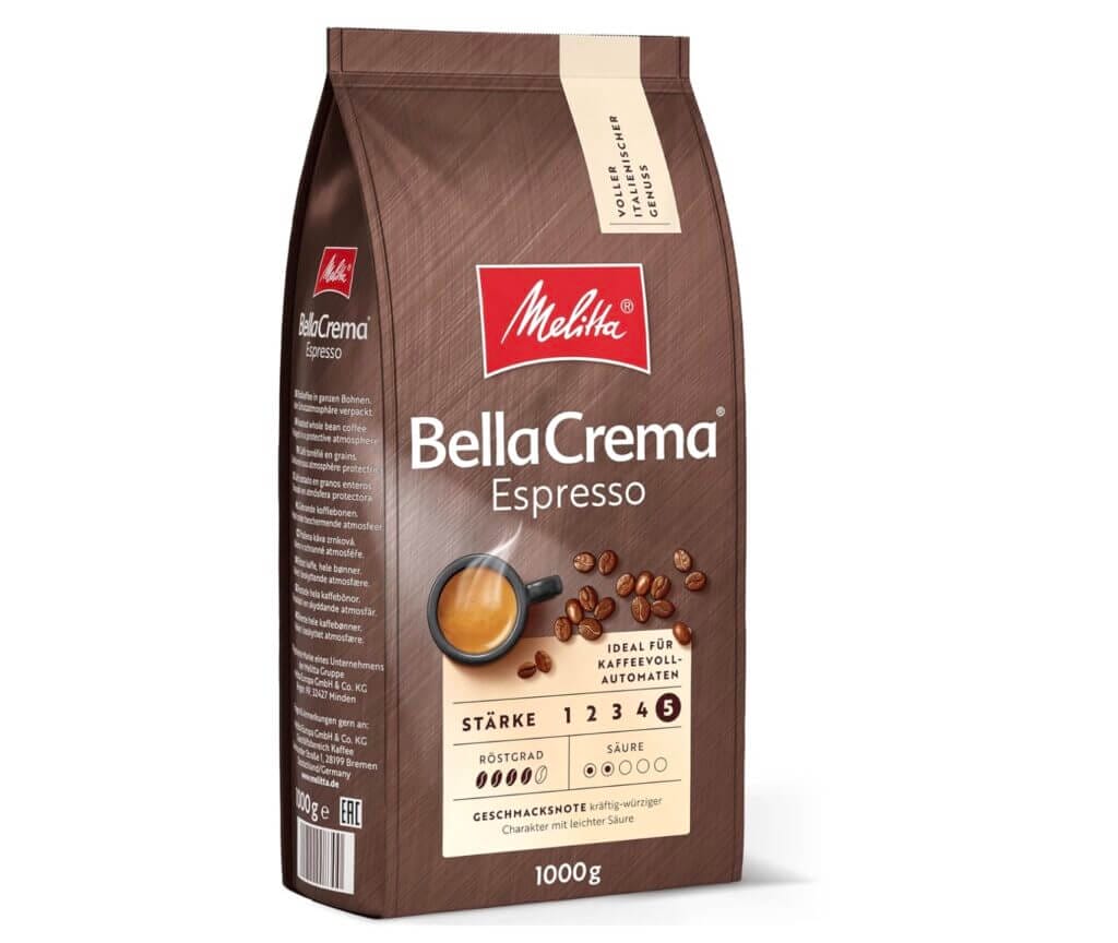 Melitta BellaCrema Espresso ganze Bohnen – 40% Rabatt