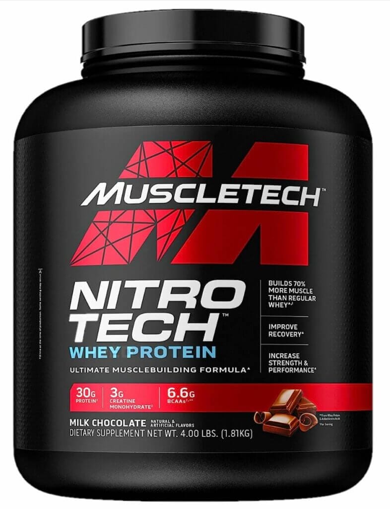 MuscleTech Nitro-Tech Protein Isolate & Peptide – 43% Rabatt