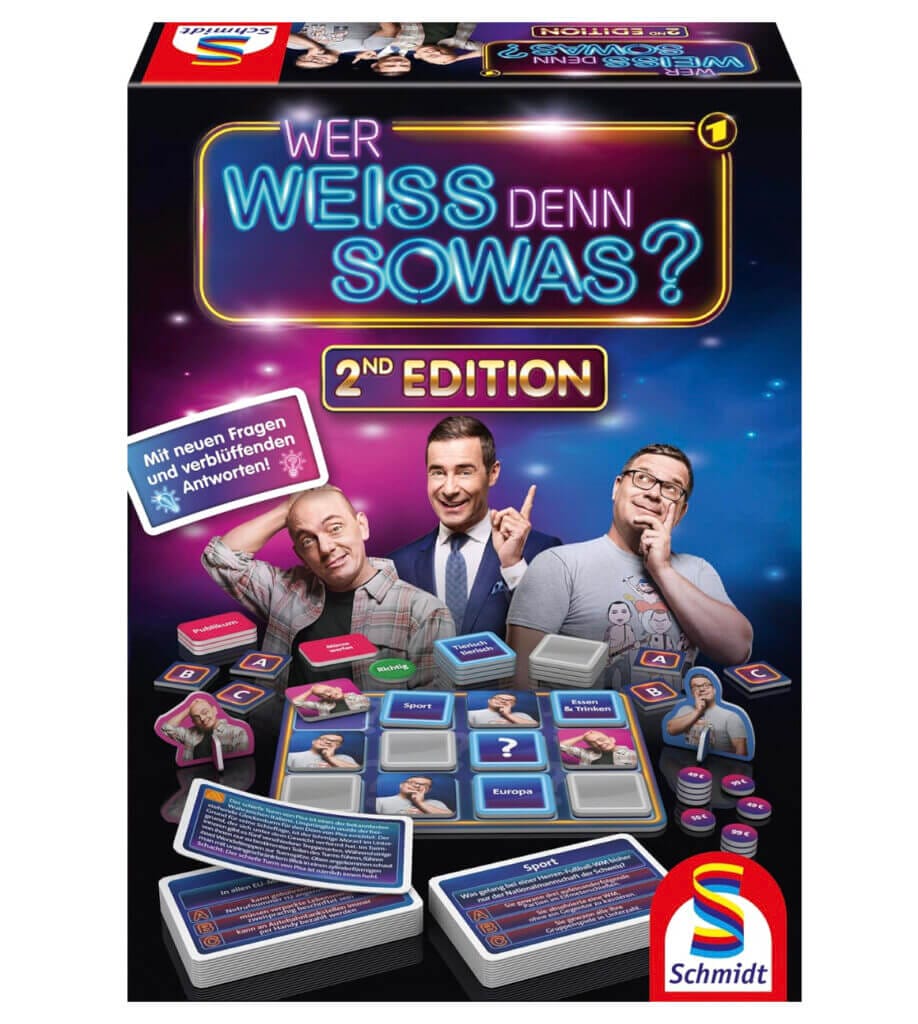 Schmidt Spiele „Wer weiß denn sowas 2nd Edition“ Familienspiel – 38% Rabatt