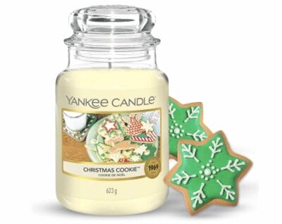 Yankee Candle Duftkerze im grossen Jar Christmas Cookie Brenndauer bis zu 150 Stunden
