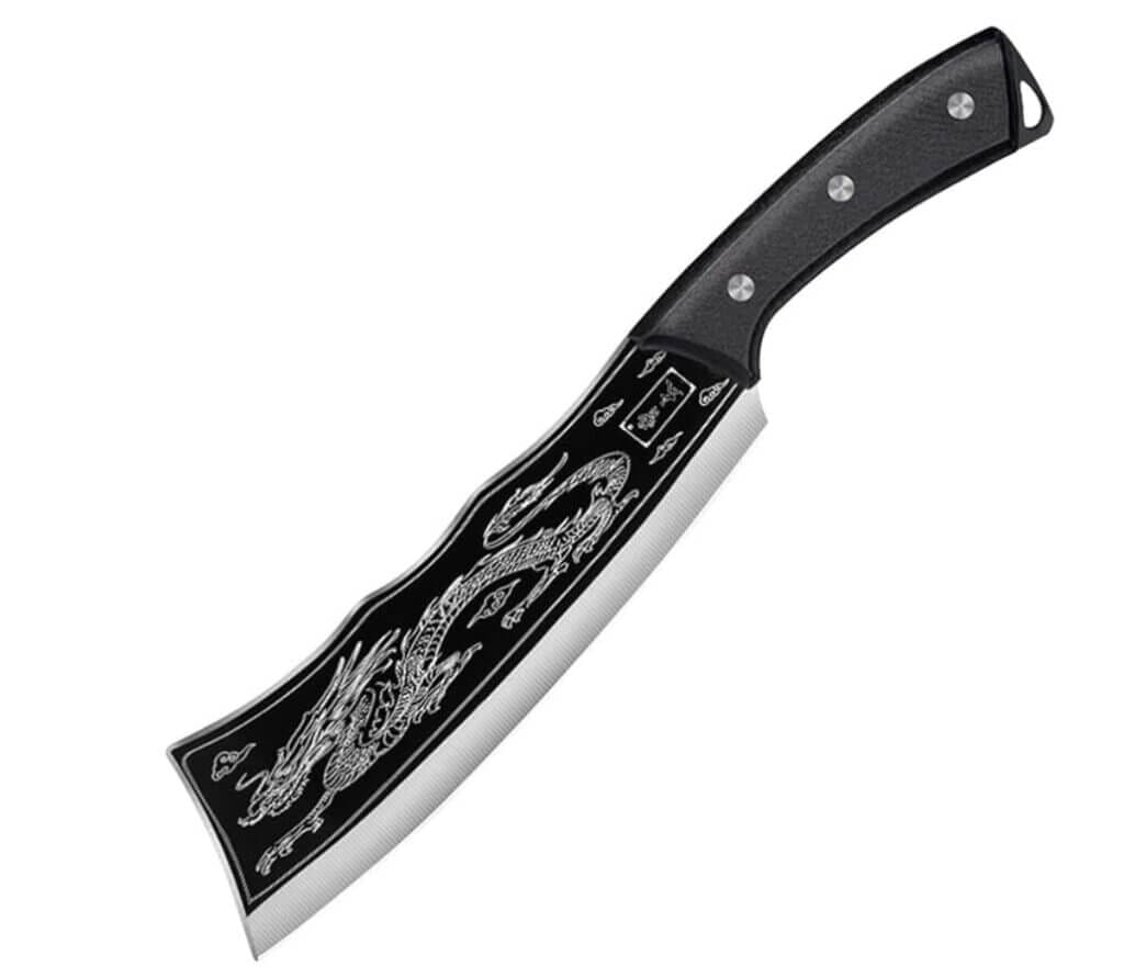 Dragonmuster Küchenmesser – 50% Rabatt