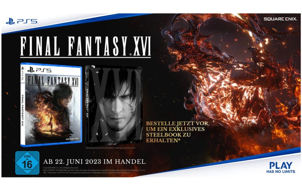 „Final Fantasy XVI – Steelbook Edition“ PlayStation 5 – 43% Rabatt