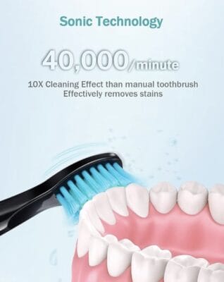 Schall Zahnbürste 40.000/min