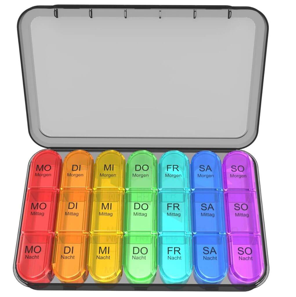 Zoksi Tablettenbox für 7 Tage – 50% Rabatt