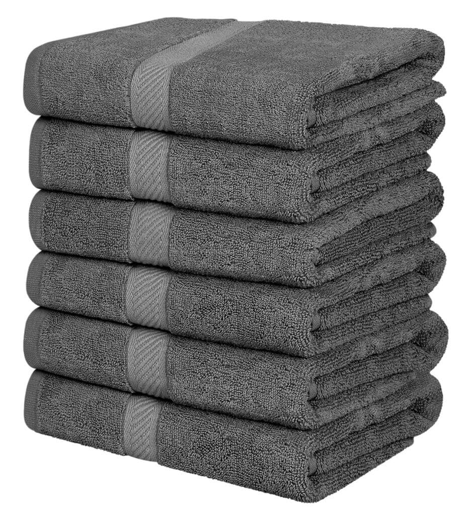 Utopia Towels – 6er-Pack mittelgroße Badetücher aus 100% Baumwolle – 37% Rabatt