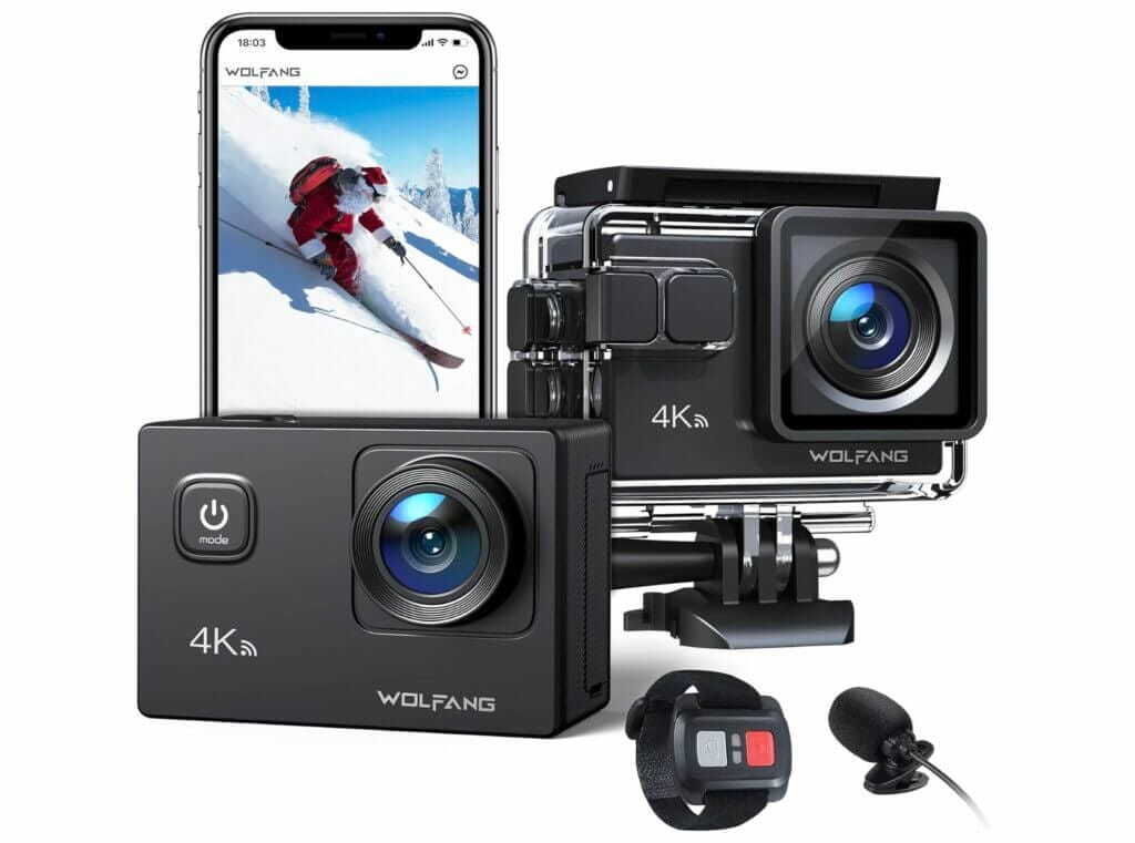 WOLFANG GA100 Action Cam – 60% Rabatt