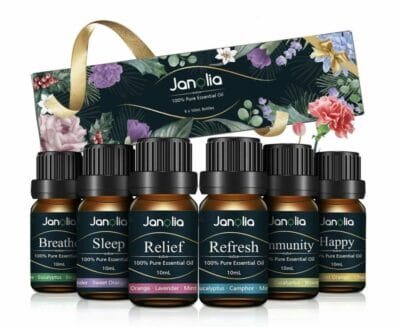 Natürliche Duftöle für Entspannung und besseren Schlaf - Janolia Ätherisches Öle Set.