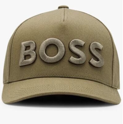 BOSS Sevile 6 Cap: Baumwoll-Twill, Logo-Stickerei, stilvoll & komfortabel. Ein Must-Have für Herren.