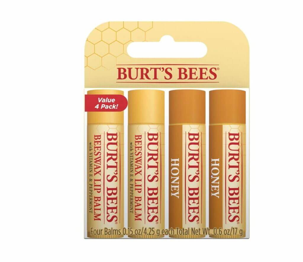 Burt’s Bees Lippenbalsam (4er-Pack) – 44% Rabatt