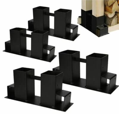 Die Eulenke Holzstapelhilfe ist ein Set aus 2 stabilen, schwarzen Holzstapelhaltern aus dickem Metall. Die verstellbaren Gestelle ermöglichen es Ihnen, Ihr Kaminholzregal sowohl im Innen- als auch im Außenbereich zu verwenden.