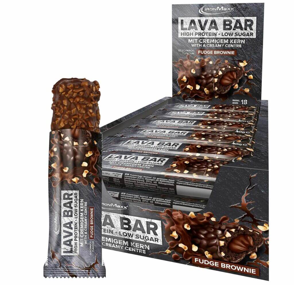 IronMaxx Lava Bar Proteinriegel (18 Stück) – 24% Rabatt
