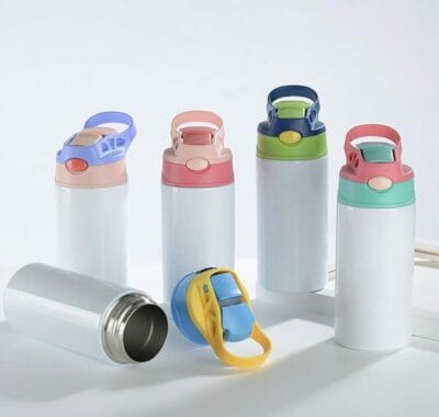 Thermosflasche Kinder - 360ml Thermobecher, auslaufsicher, perfekt für Schule, Outdoor, Camping. Hydriere deine Kinder unterwegs!