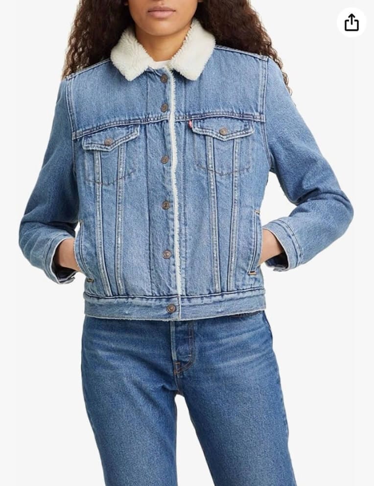 Levi’s Damen Original Sherpa Trucker Jacke – 53% Rabatt