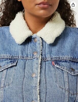 Levi's Damen Sherpa Trucker Jacke: Klassisch, warm, stylish. 'Weekend Want' Design. Must-have für jede Garderobe!