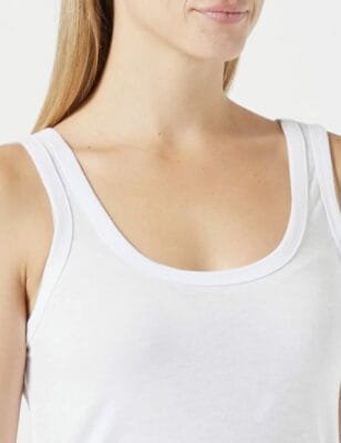 ONLY Damen Tank Top: Strahlendes Weiß, normale Passform, angenehmer Tragekomfort. Ein vielseitiges Basic für Damen.