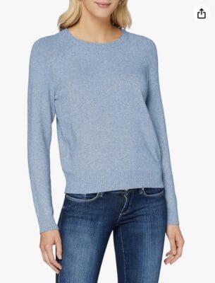 ONLY Female Strickpullover Einfarbiger Strickpullover