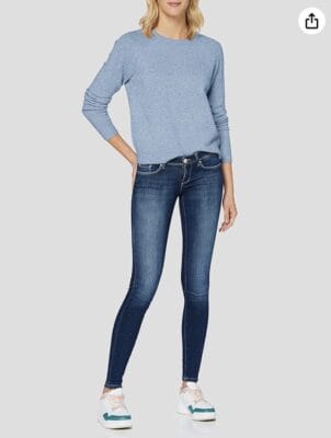 ONLY Female Strickpullover Einfarbiger Strickpullover1