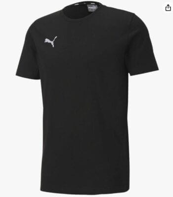 PUMA Herren T-Shirt in Schwarz aus 100% Baumwolle