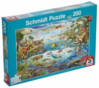 Dieses 200-teilige Schmidt Spiele 56253 Kinderpuzzle bietet stundenlangen Spaß für junge Abenteurer und Dino-Enthusiasten. Einfach zu handhaben und perfekt für Kinder ab 8 Jahren geeignet, fördert es Konzentration und räumliches Denken.