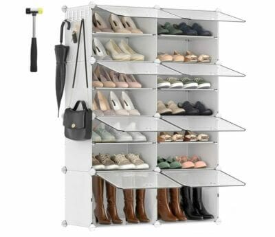 SONGMICS Schuhregal mit 8 Fächern