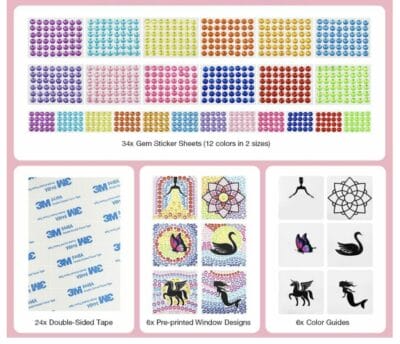 Lekebaby DIY Diamant Bastelset - 50% Rabatt 4 Bastelset