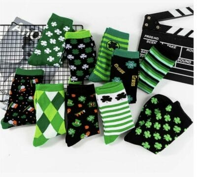 St. Patrick's Day Socken in vielen Designs 