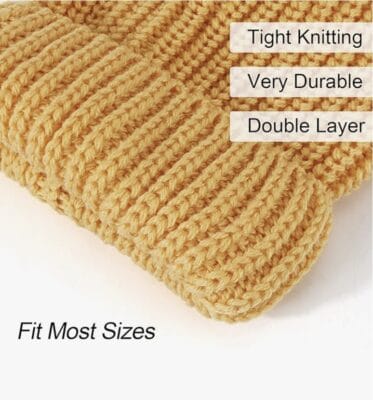 TAGVO Classic Beanie Damen Slouch Beanie Muetze1