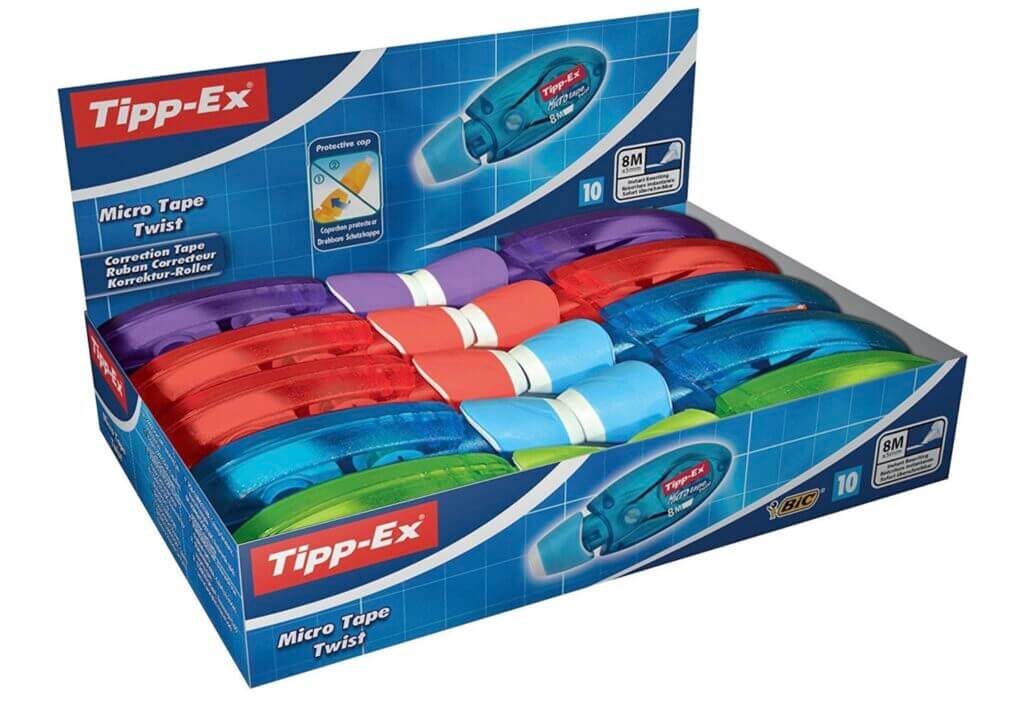 Tipp-Ex Korrekturroller Micro Tape Twist 10er Pack – 40% Rabatt