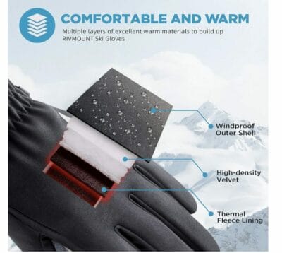 Hände warm halten und Touchscreen verwenden mit den Winterhandschuhen. Perfekt für kalte Tage!