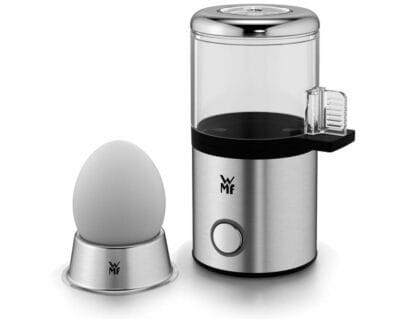 WMF Küchenminis MyEgg 1-Ei-Eierkocher: Perfekt für Einzelportionen, mit Härtegradeinstellung, Überhitzungsschutz. Stilvoll und platzsparend.