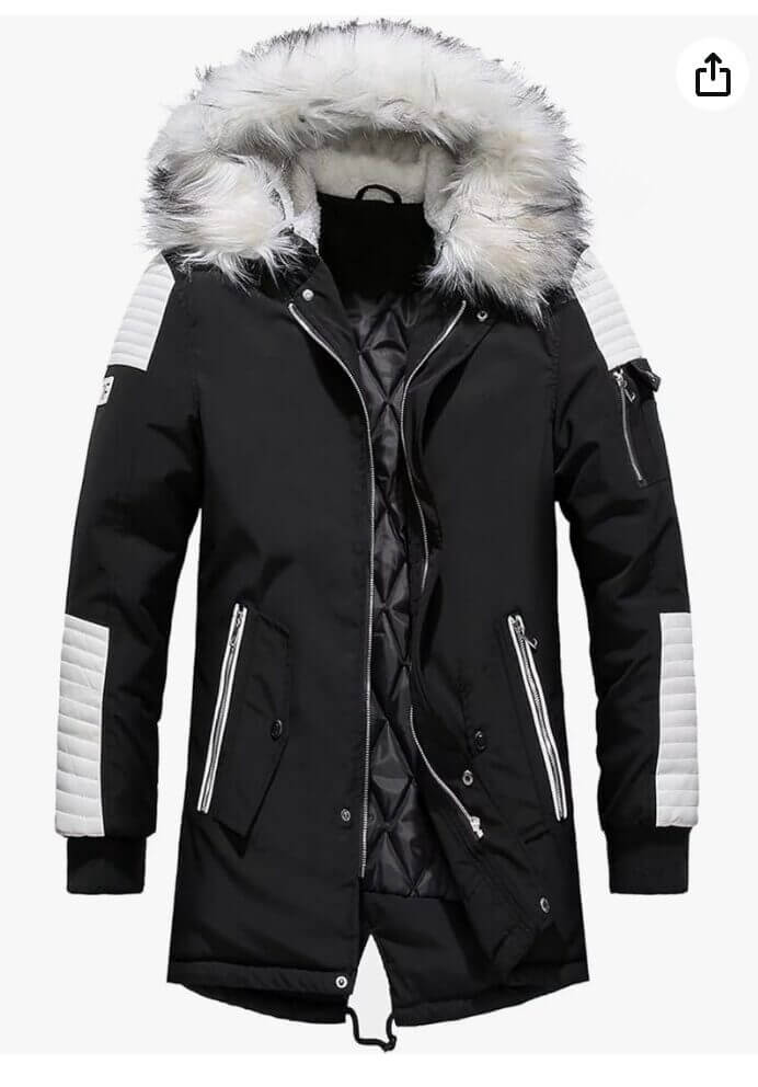 MEYOCEYO Winterparka für Herren – 40% Rabatt