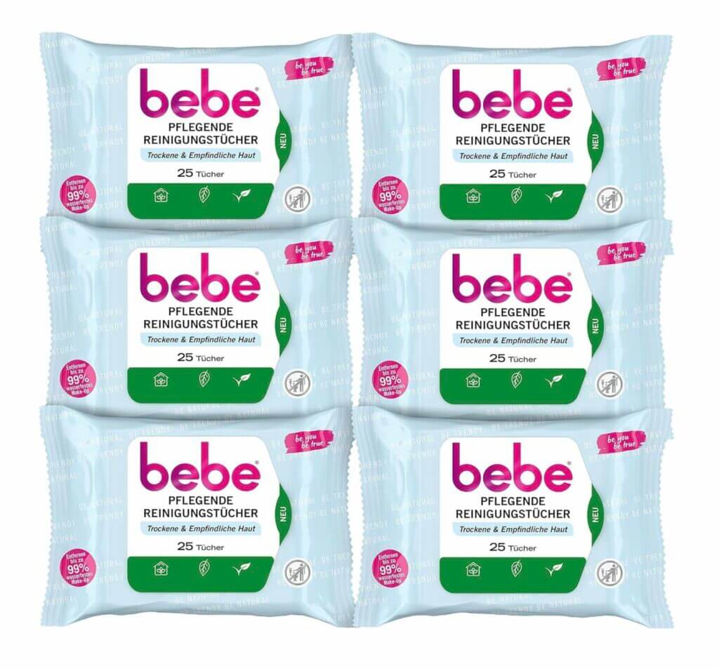 bebe Pflegende Reinigungstücher – 31% Rabatt