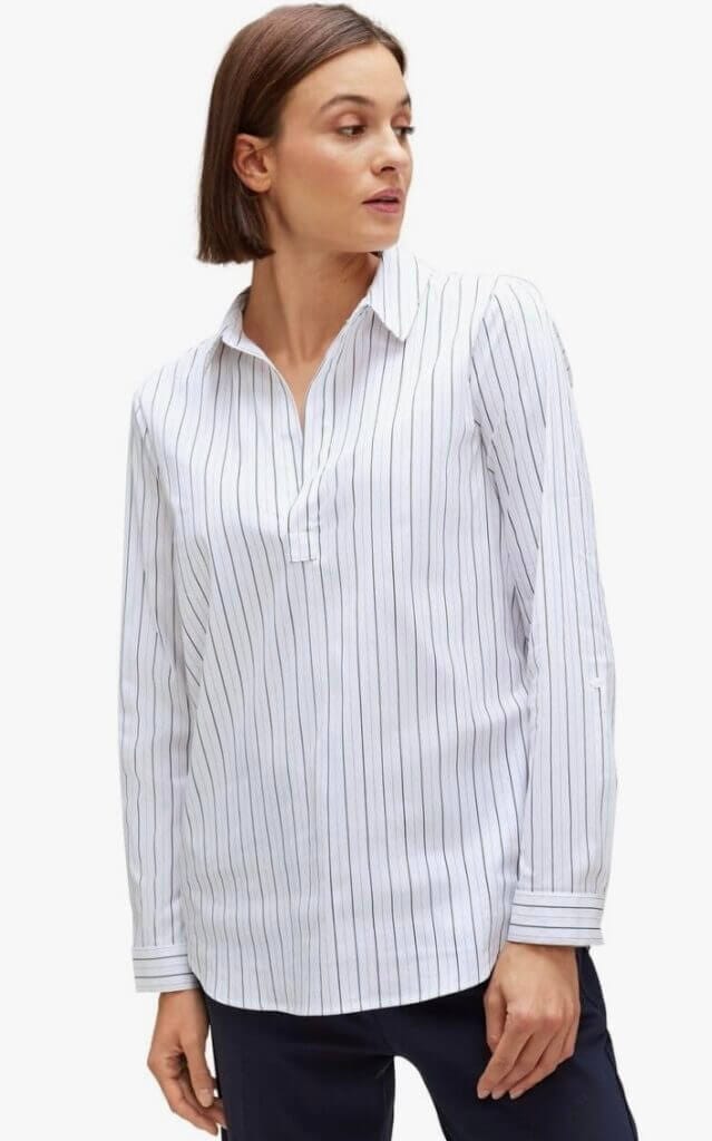 Street One Damen Business Longbluse – 50% Rabatt
