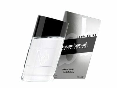 bruno banani Pure Man: Holzig-blumiges Eau de Toilette. Maskuline Eleganz in 50ml. Ideal für Ihn