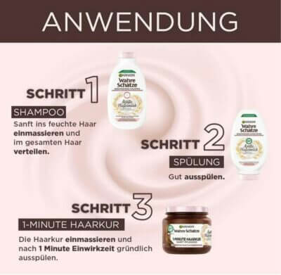 Garnier Wahre Schätze Beruhigendes Shampoo Sanfte Hafermilch