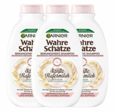 Garnier Wahre Schätze Beruhigendes Shampoo Sanfte Hafermilch