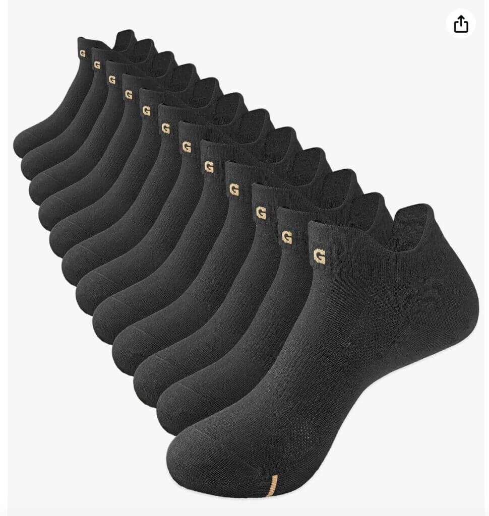 Gogogoal 6 Paar Sneakersocken für Herren und Damen – 40% Rabatt