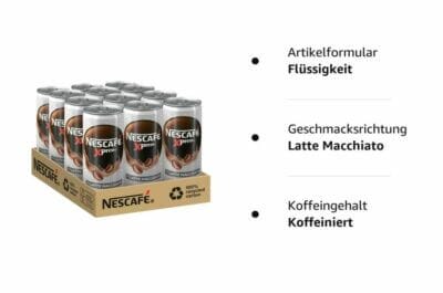 NESCAFÉ Ready-to-drink Typ Latte - trinkfertiger Iced Latte Macchiato