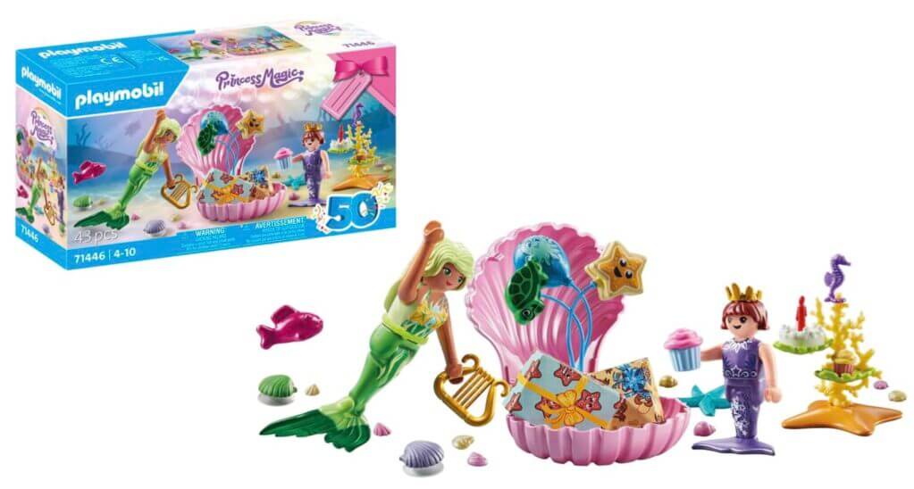 PLAYMOBIL Princess Magic 71446 Meerjungfrauen-Geburtstagsparty-Set – 47% Rabatt