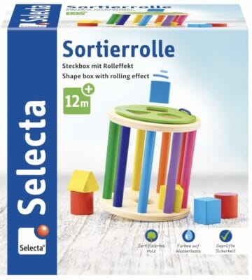 Selecta Holzspielzeug für Kinder von 12 Monaten bis zu 3 Jahren