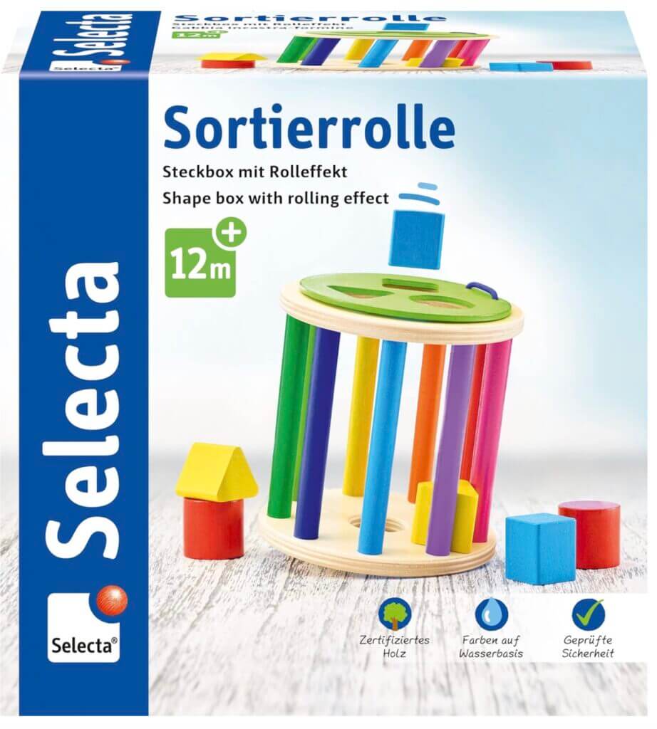 Neu: Selecta Holzspielzeug Sortier und Steckspiel – 62% Rabatt