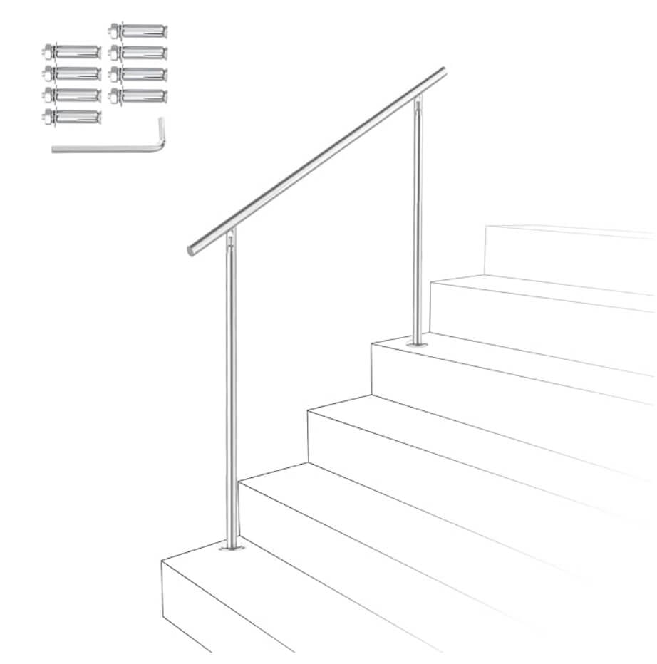 Eulenke Handlauf aus Edelstahl – 30% Rabatt