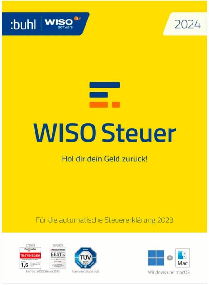 WISO Steuer 2024 Software - 47% Rabatt