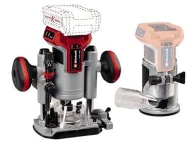 Akku-Oberfräse Einhell Professional Akku-Oberfräsen-Set TP-RO 18: Präzise, kraftvoll, inkl. Zubehör und Tasche. Startklar für Projekte.