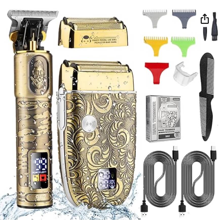 Bestauty Elektrorasierer-Set in Gold – 20% Rabatt